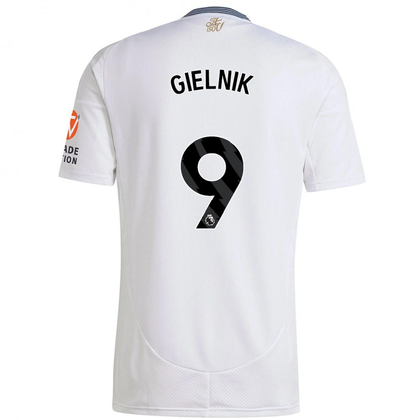 Danxen Men Emily Gielnik #9 White Away Jersey 2024/25 T-Shirt