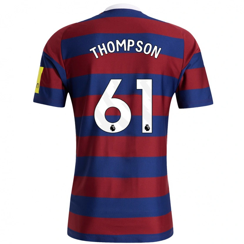 Danxen Men Max Thompson #61 Burgundy Navy Blue Away Jersey 2024/25 T-Shirt