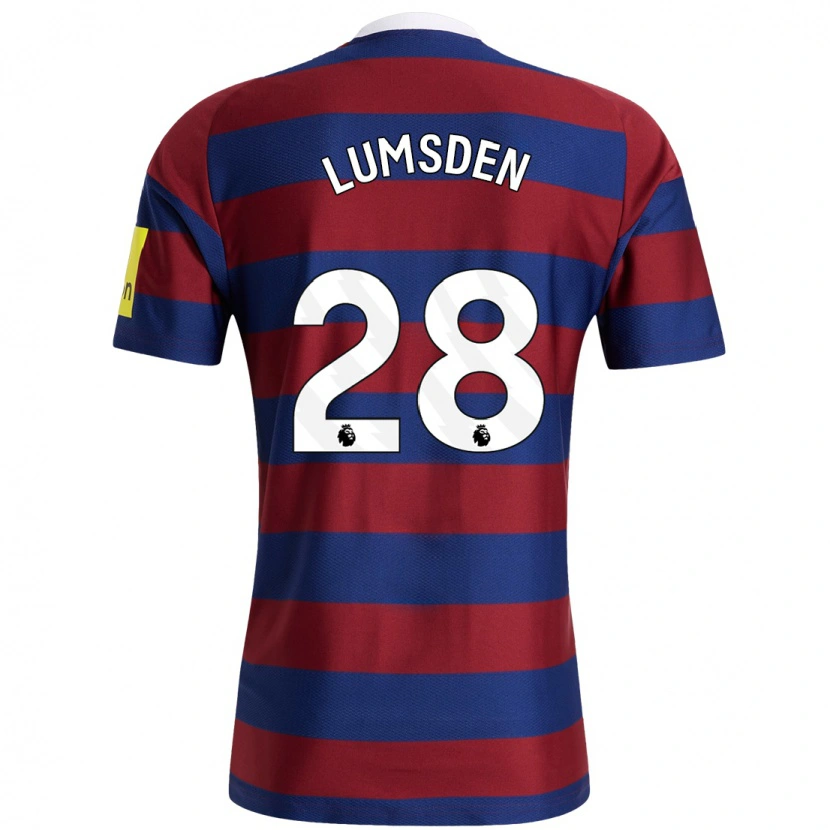 Danxen Men Beth Lumsden #28 Burgundy Navy Blue Away Jersey 2024/25 T-Shirt