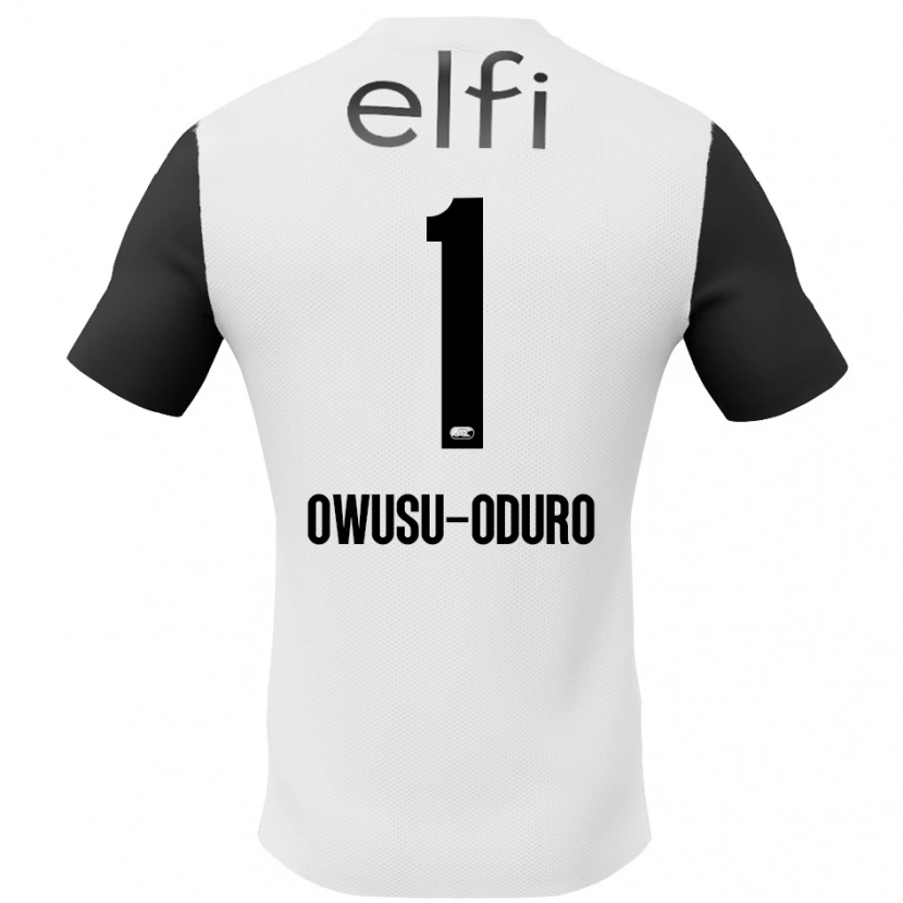 Danxen Men Rome Jayden Owusu-Oduro #1 White Black Away Jersey 2024/25 T-Shirt