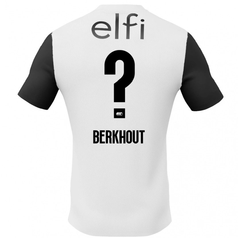 Danxen Men Jorn Berkhout #0 White Black Away Jersey 2024/25 T-Shirt