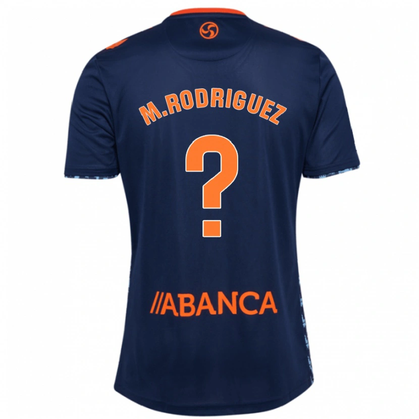 Danxen Men Manu Rodríguez #0 Navy Blue Away Jersey 2024/25 T-Shirt