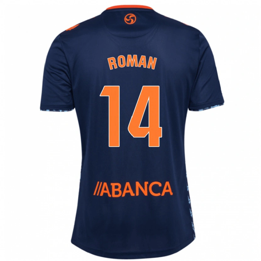 Danxen Men Miguel Román #14 Navy Blue Away Jersey 2024/25 T-Shirt