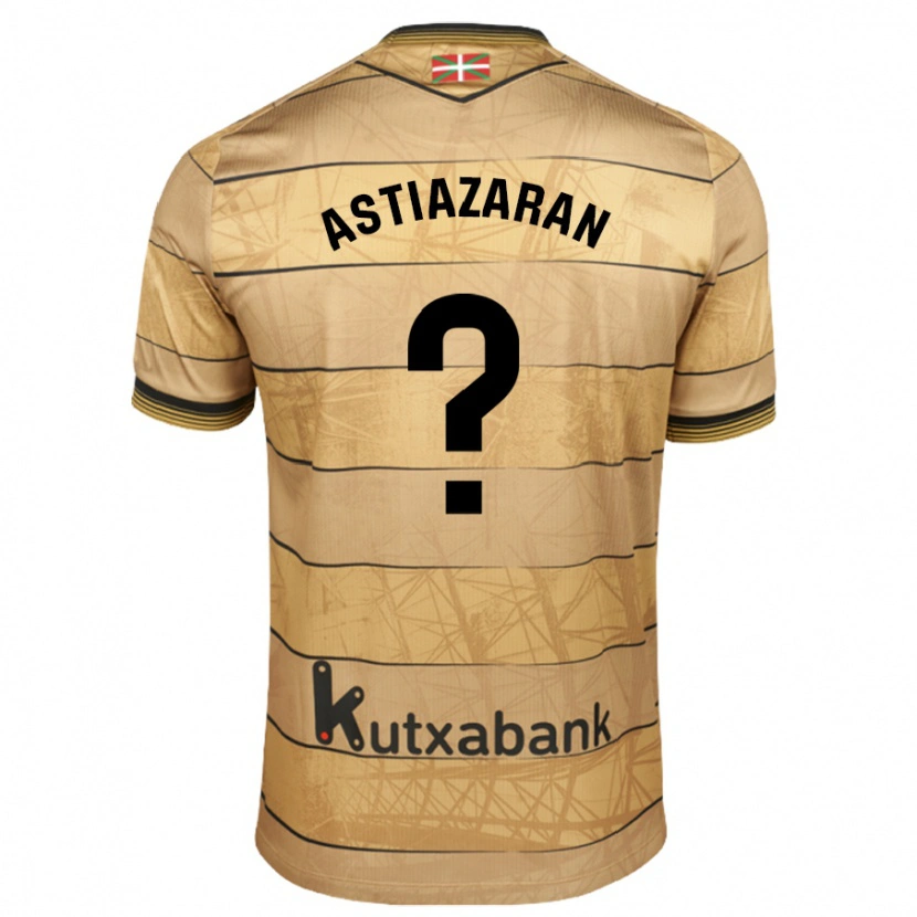 Danxen Men Lander Astiazaran #0 Brown Away Jersey 2024/25 T-Shirt