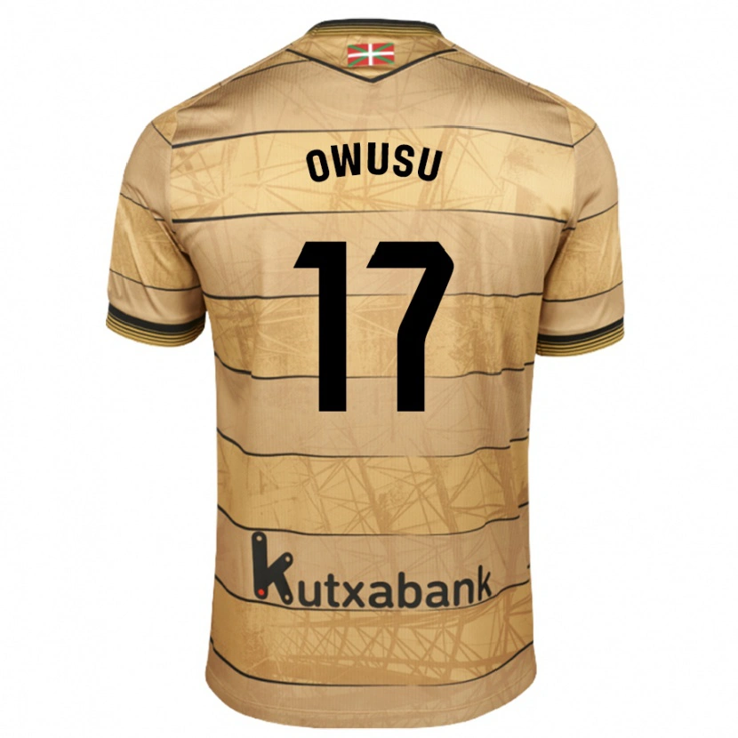 Danxen Men Jacqueline Owusu #17 Brown Away Jersey 2024/25 T-Shirt