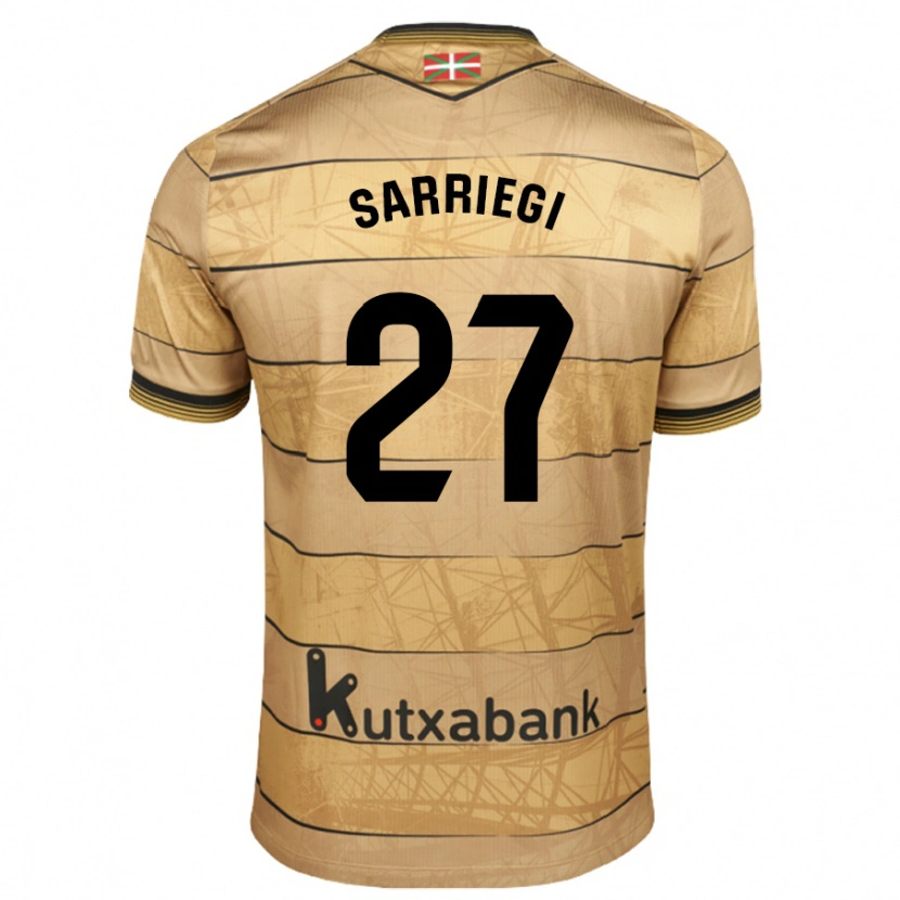 Danxen Men Nora Sarriegi #27 Brown Away Jersey 2024/25 T-Shirt