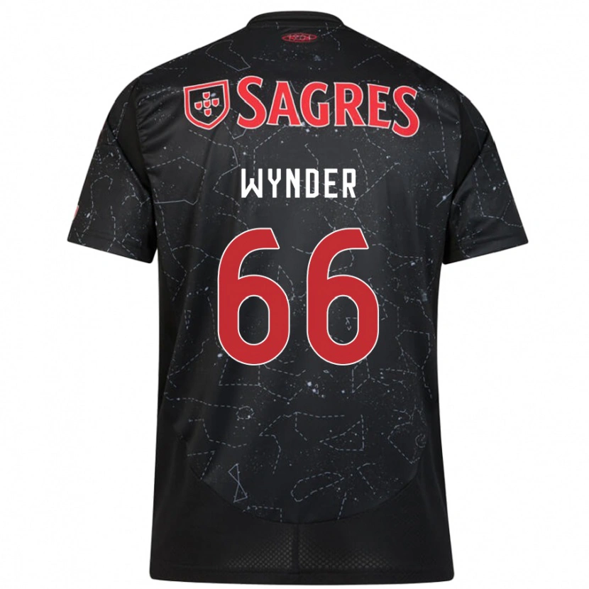 Danxen Men Joshua Wynder #66 Black Red Away Jersey 2024/25 T-Shirt