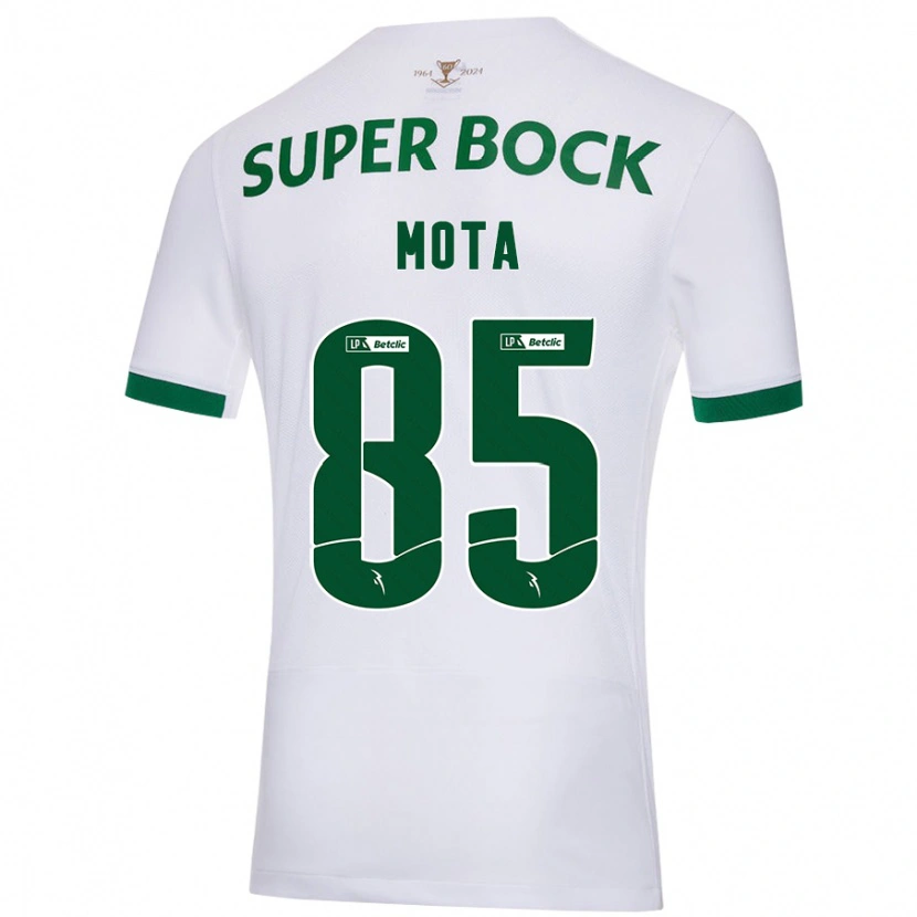 Danxen Men Rafael Mota #85 White Green Away Jersey 2024/25 T-Shirt