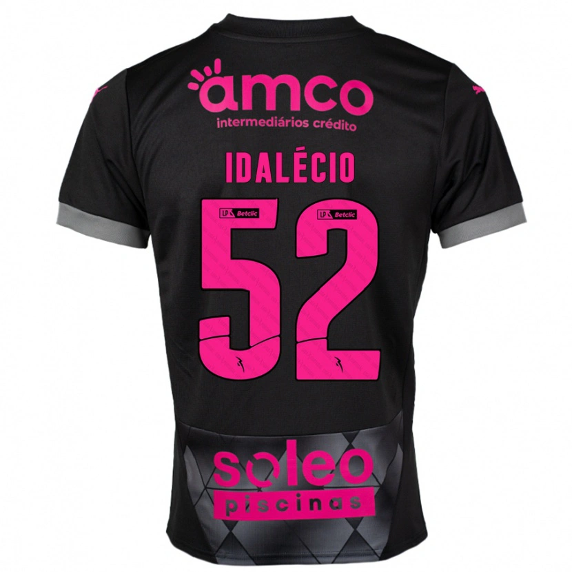 Danxen Men Idalécio #52 Black Pink Away Jersey 2024/25 T-Shirt