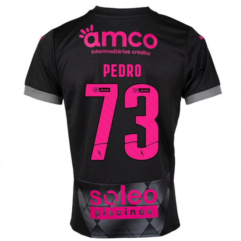 Danxen Men Zé Pedro #73 Black Pink Away Jersey 2024/25 T-Shirt