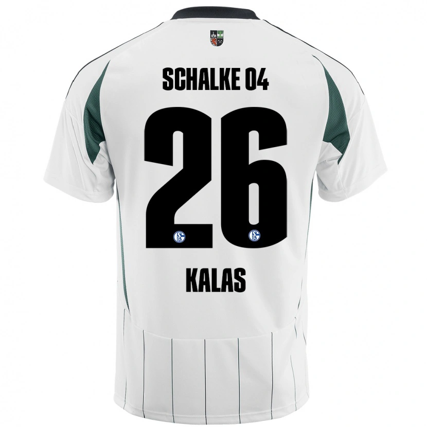 Danxen Men Tomas Kalas #26 White Green Away Jersey 2024/25 T-Shirt