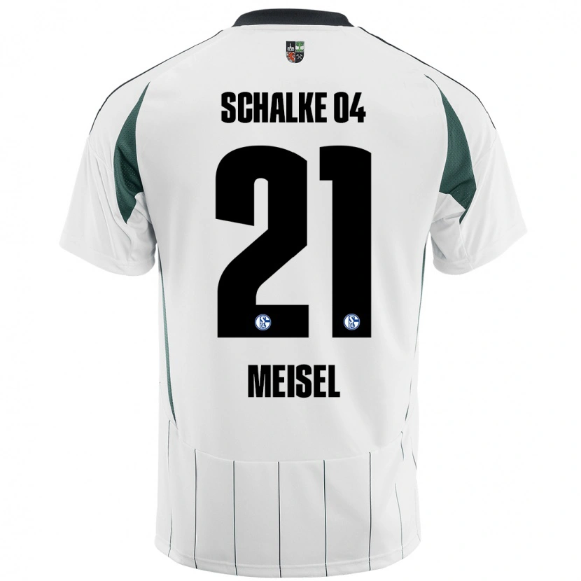 Danxen Men Kelsey Meisel #21 White Green Away Jersey 2024/25 T-Shirt