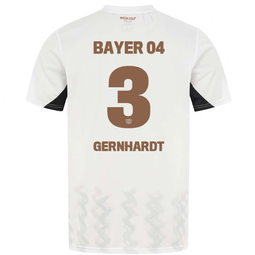 Danxen Men Nils Gernhardt #3 White Black Away Jersey 2024/25 T-Shirt