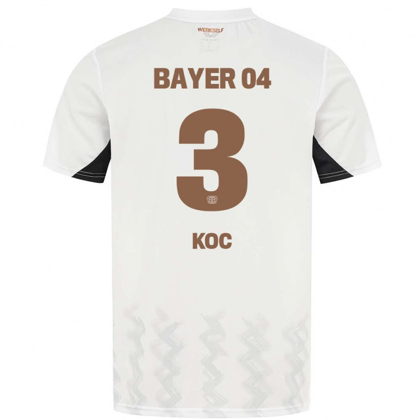 Danxen Men Halil Koc #3 White Black Away Jersey 2024/25 T-Shirt