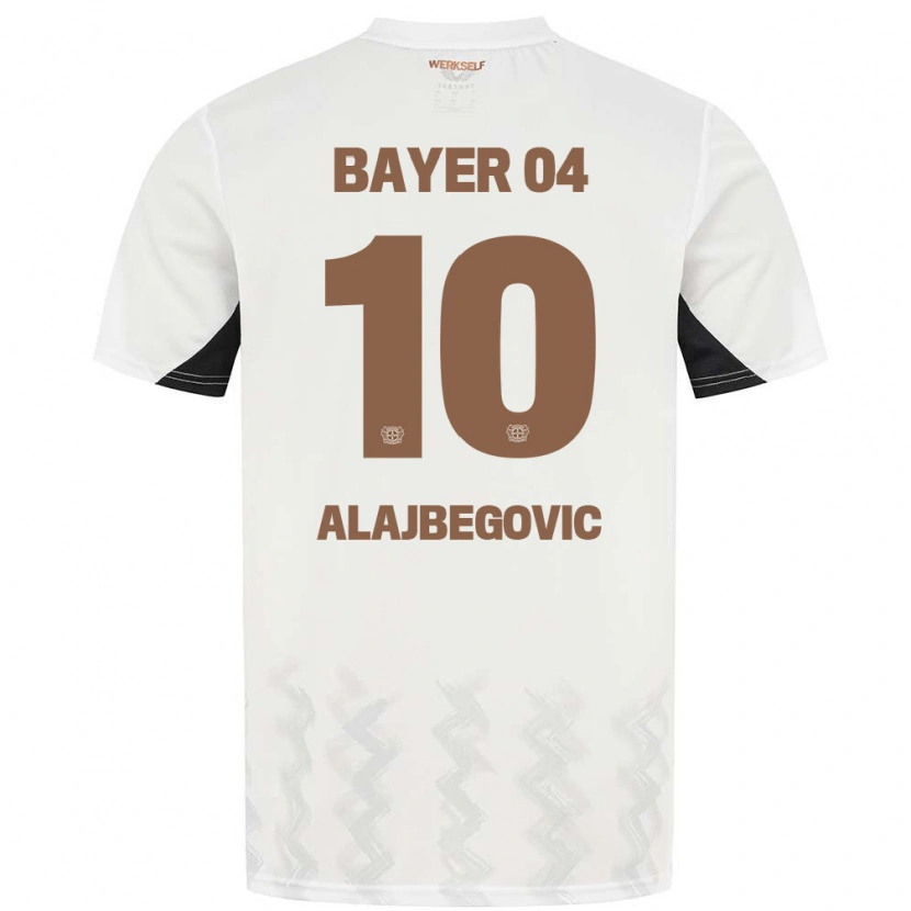 Danxen Men Kerim Alajbegovic #10 White Black Away Jersey 2024/25 T-Shirt