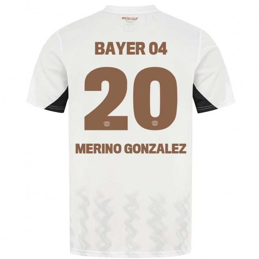 Danxen Men Estrella Merino Gonzalez #20 White Black Away Jersey 2024/25 T-Shirt