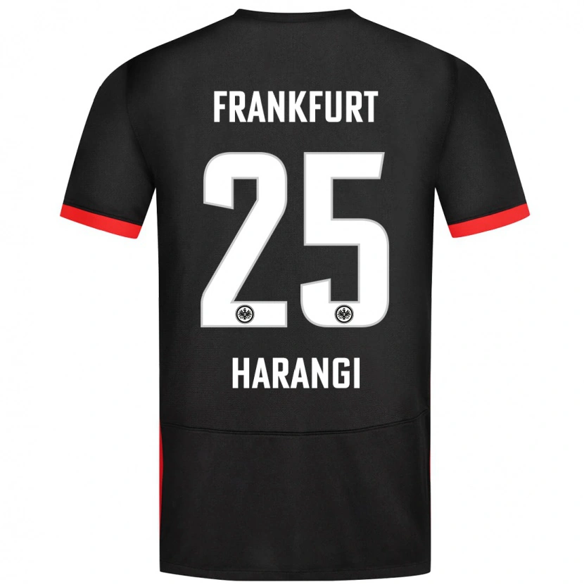 Danxen Men Aiden Harangi #25 Black Away Jersey 2024/25 T-Shirt