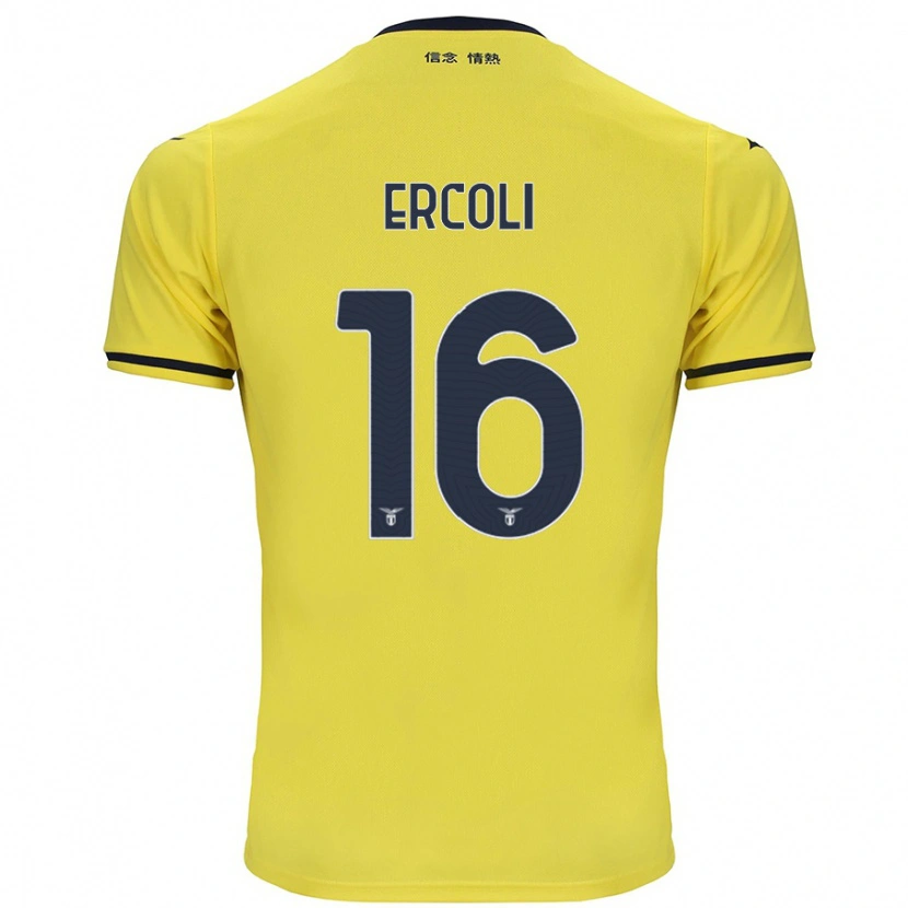 Danxen Men Michele Ercoli #16 Yellow Away Jersey 2024/25 T-Shirt