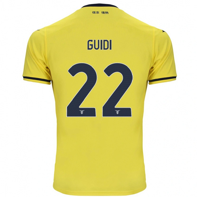 Danxen Men Emma Guidi #22 Yellow Away Jersey 2024/25 T-Shirt