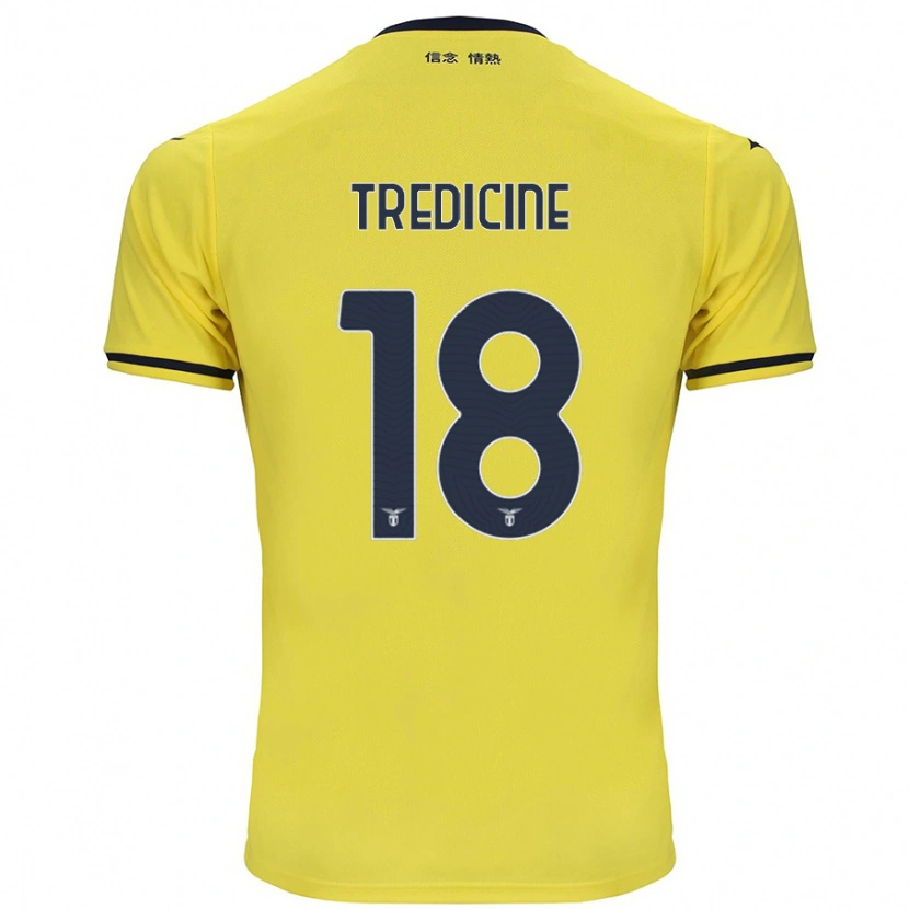 Danxen Men Manuel Tredicine #18 Yellow Away Jersey 2024/25 T-Shirt