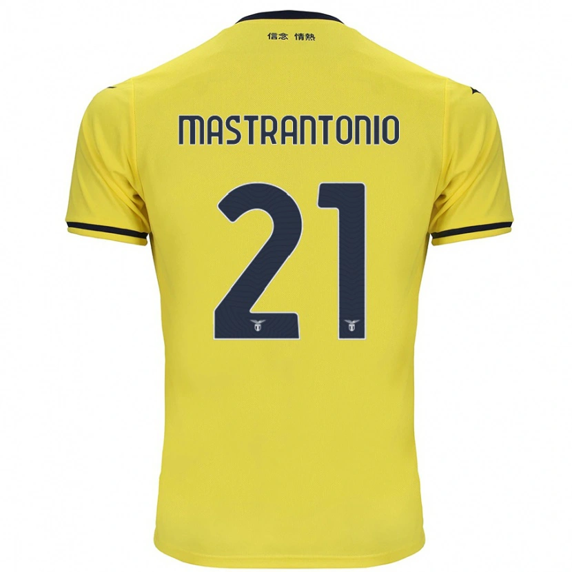 Danxen Men Ella Mastrantonio #21 Yellow Away Jersey 2024/25 T-Shirt