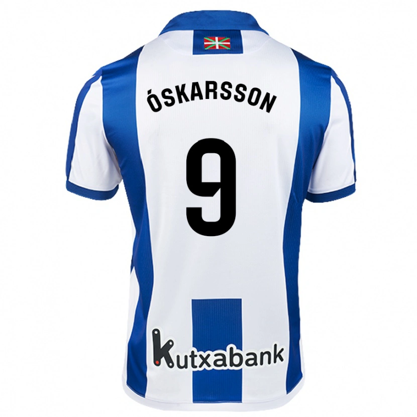 Danxen Men Orri Óskarsson #9 White Sky Blue Home Jersey 2024/25 T-Shirt