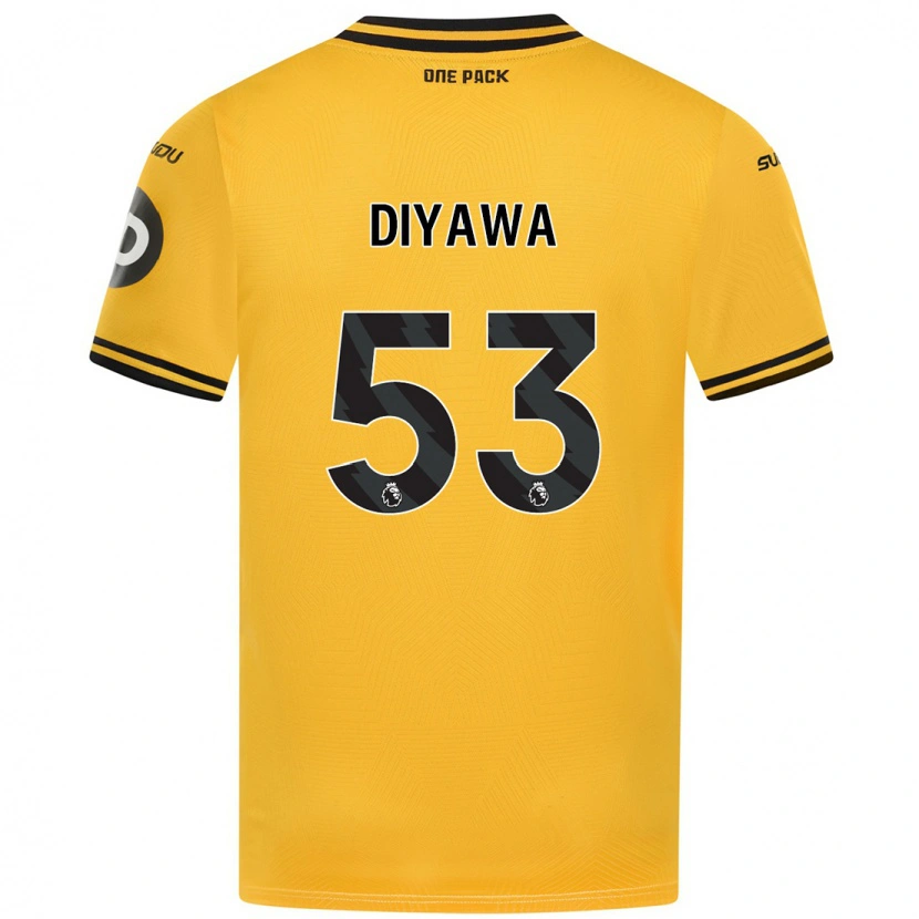 Danxen Women Aaron Keto-Diyawa #53 Yellow Home Jersey 2024/25 T-Shirt