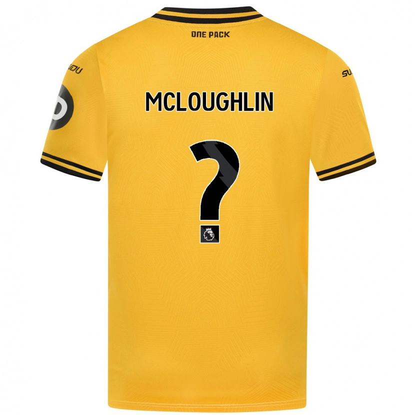 Danxen Women Lee Mcloughlin #0 Yellow Home Jersey 2024/25 T-Shirt