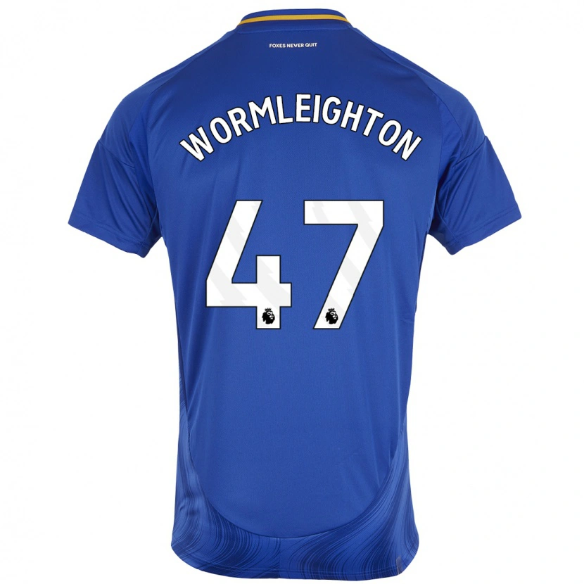 Danxen Women Joe Wormleighton #47 Blue White Home Jersey 2024/25 T-Shirt