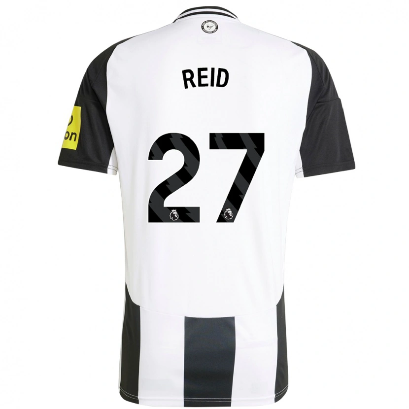 Danxen Women Hannah Reid #27 White Black Home Jersey 2024/25 T-Shirt