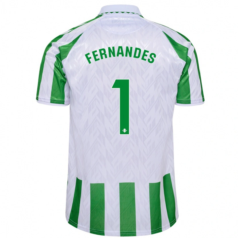 Danxen Women Guilherme Fernandes #1 Green White Stripes Home Jersey 2024/25 T-Shirt