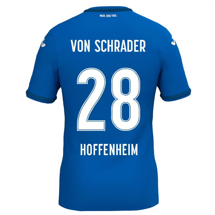 Danxen Women Lina Von Schrader #28 Royal Blue Home Jersey 2024/25 T-Shirt