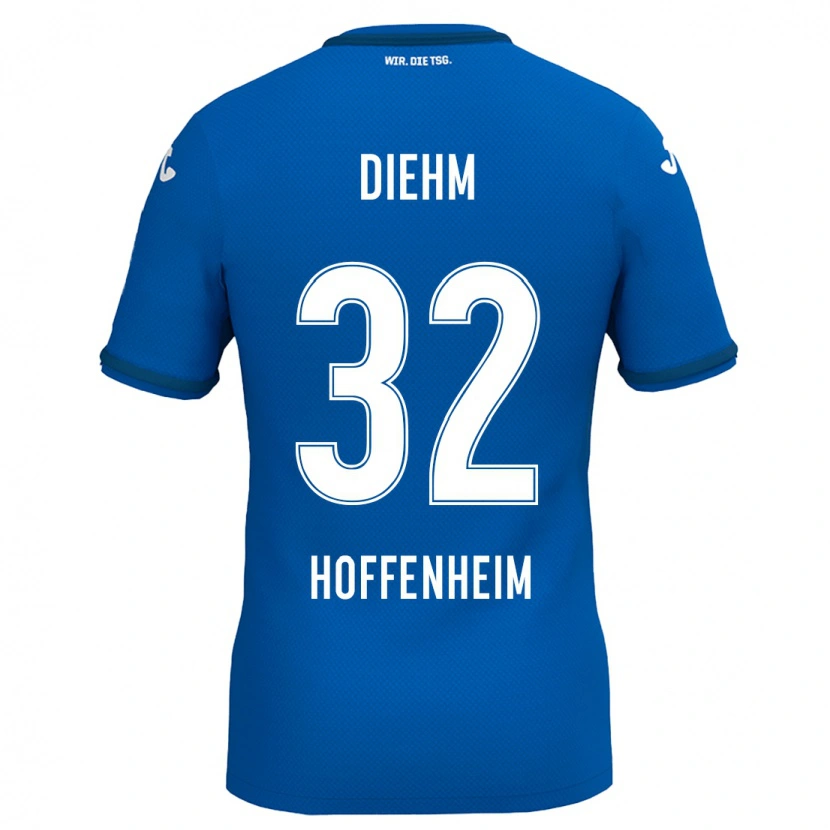 Danxen Women Vanessa Diehm #32 Royal Blue Home Jersey 2024/25 T-Shirt