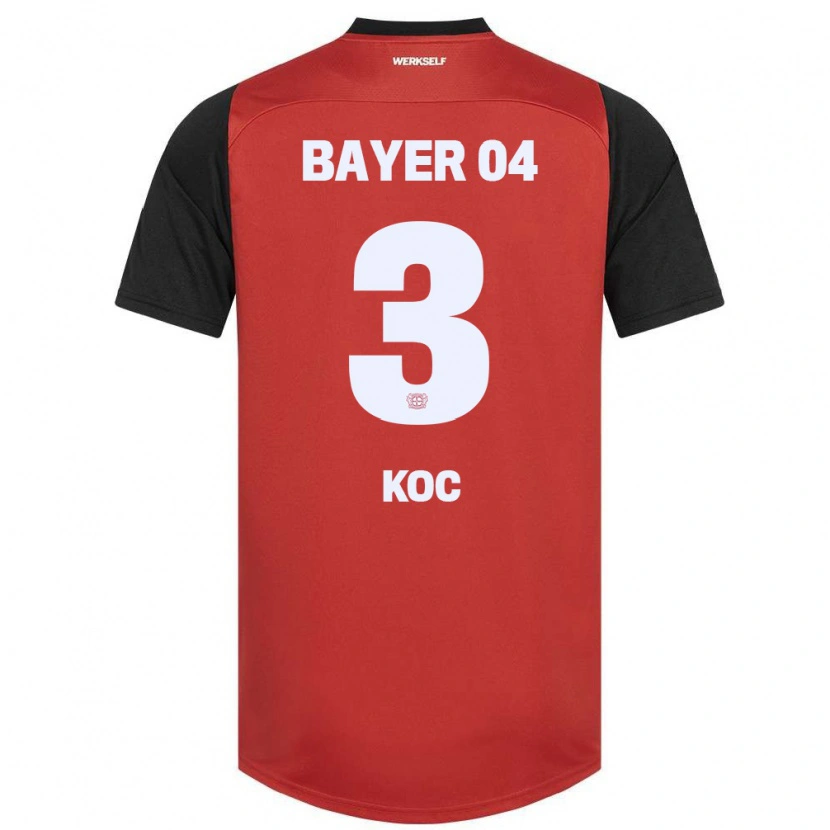 Danxen Women Halil Koc #3 Red Black Home Jersey 2024/25 T-Shirt