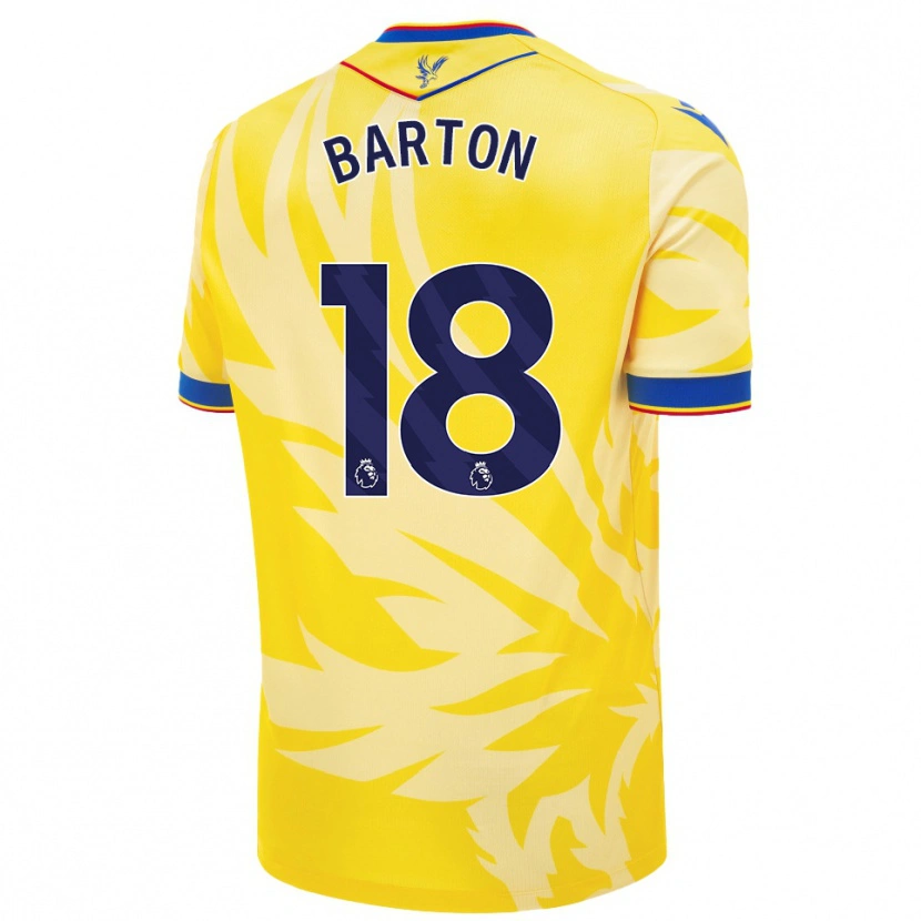 Danxen Women Kirsty Barton #18 Yellow Away Jersey 2024/25 T-Shirt