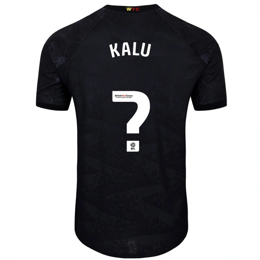 Danxen Women Samuel Kalu #0 Black White Away Jersey 2024/25 T-Shirt