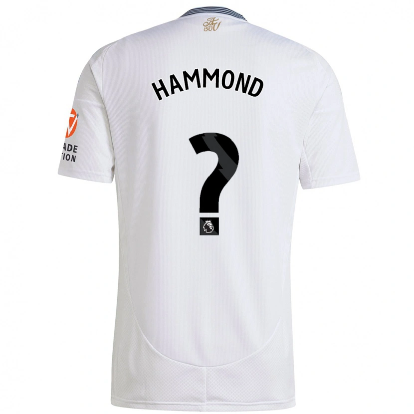 Danxen Women Alex Hammond #0 White Away Jersey 2024/25 T-Shirt