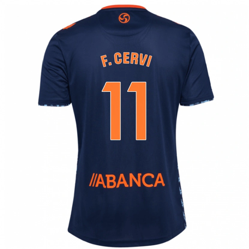 Danxen Women Franco Cervi #11 Navy Blue Away Jersey 2024/25 T-Shirt