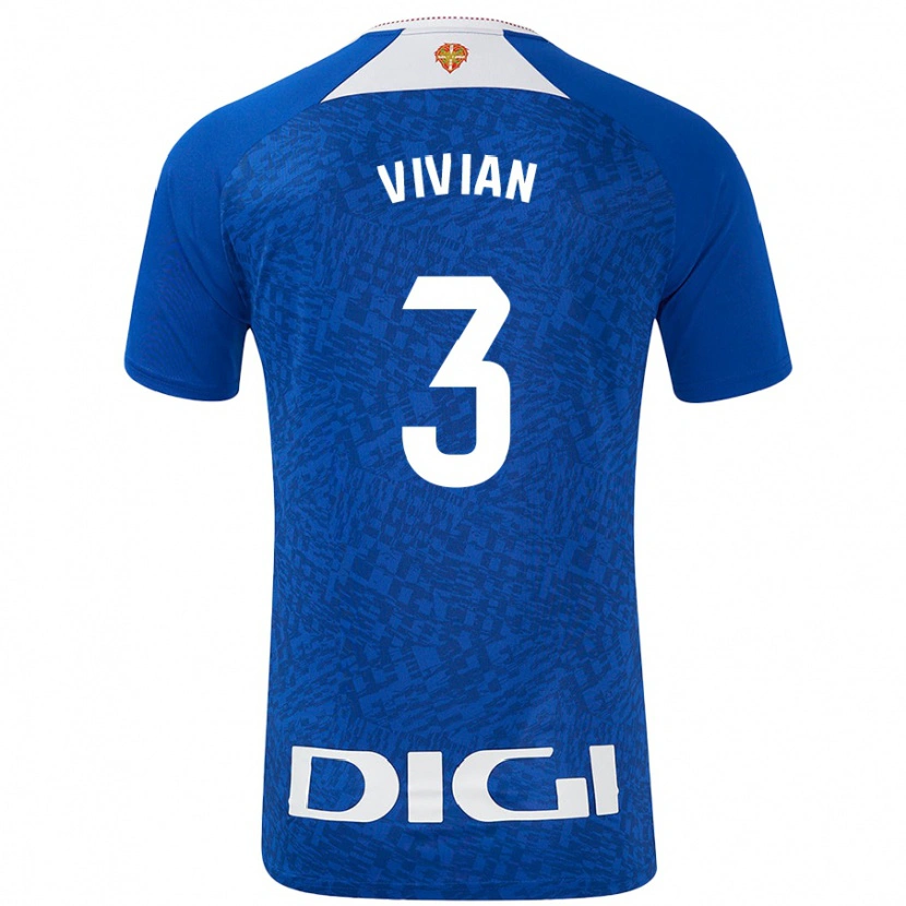 Danxen Women Dani Vivian #3 Royal Blue Away Jersey 2024/25 T-Shirt