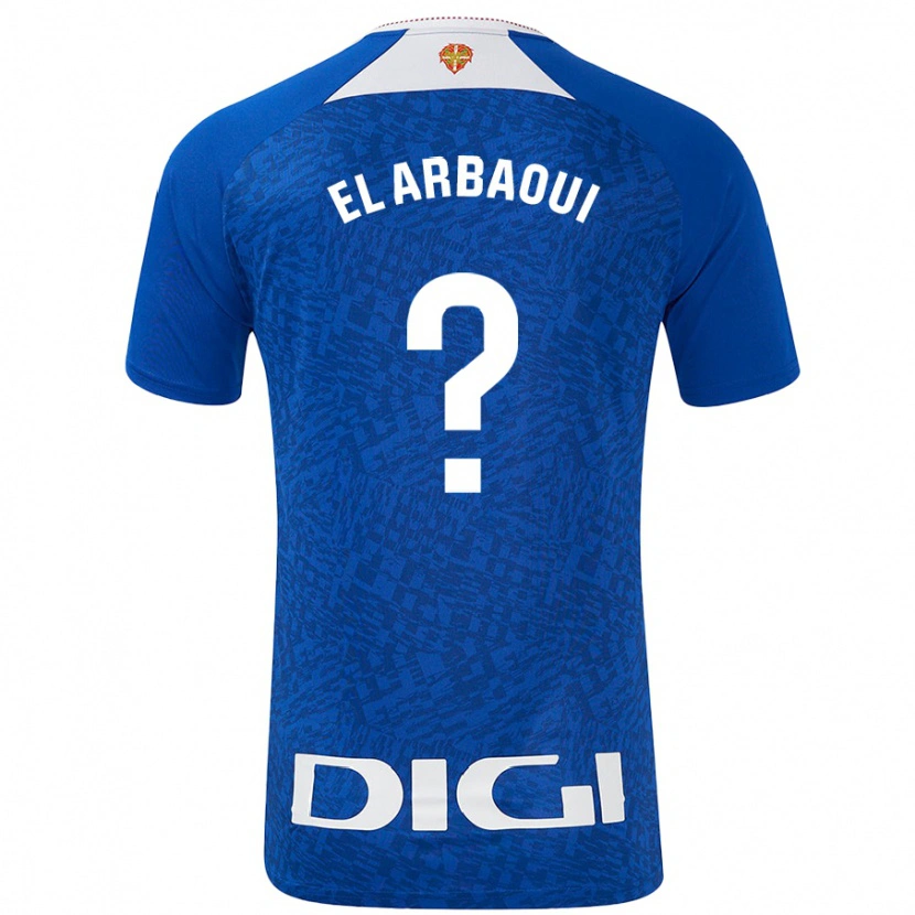 Danxen Women Ilyas El Arbaoui #0 Royal Blue Away Jersey 2024/25 T-Shirt