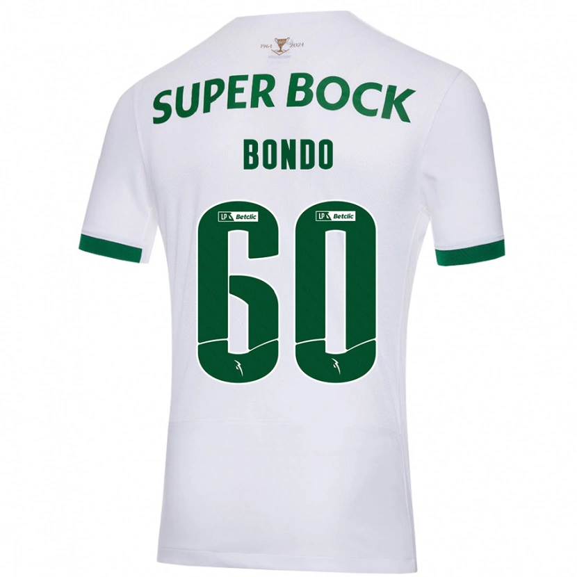 Danxen Women Pedro Bondo #60 White Green Away Jersey 2024/25 T-Shirt