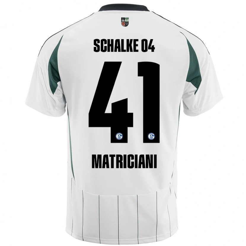 Danxen Women Henning Matriciani #41 White Green Away Jersey 2024/25 T-Shirt