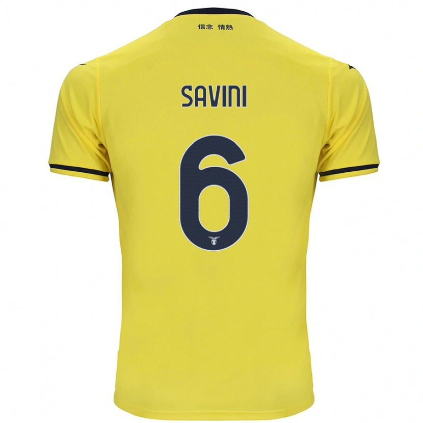 Danxen Women Federica Savini #6 Yellow Away Jersey 2024/25 T-Shirt