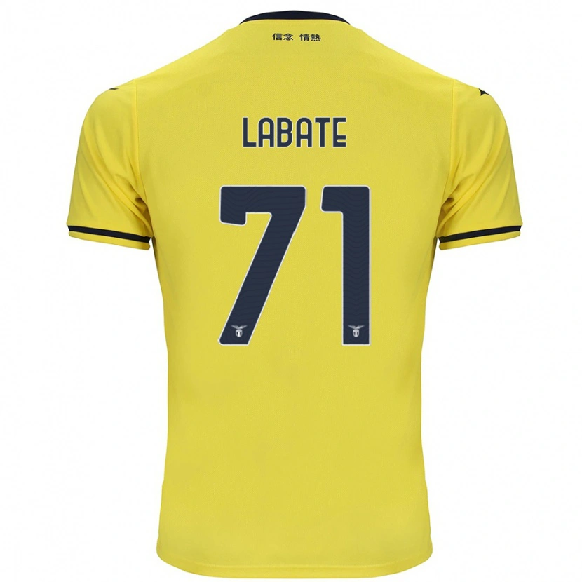 Danxen Women Camilla Labate #71 Yellow Away Jersey 2024/25 T-Shirt