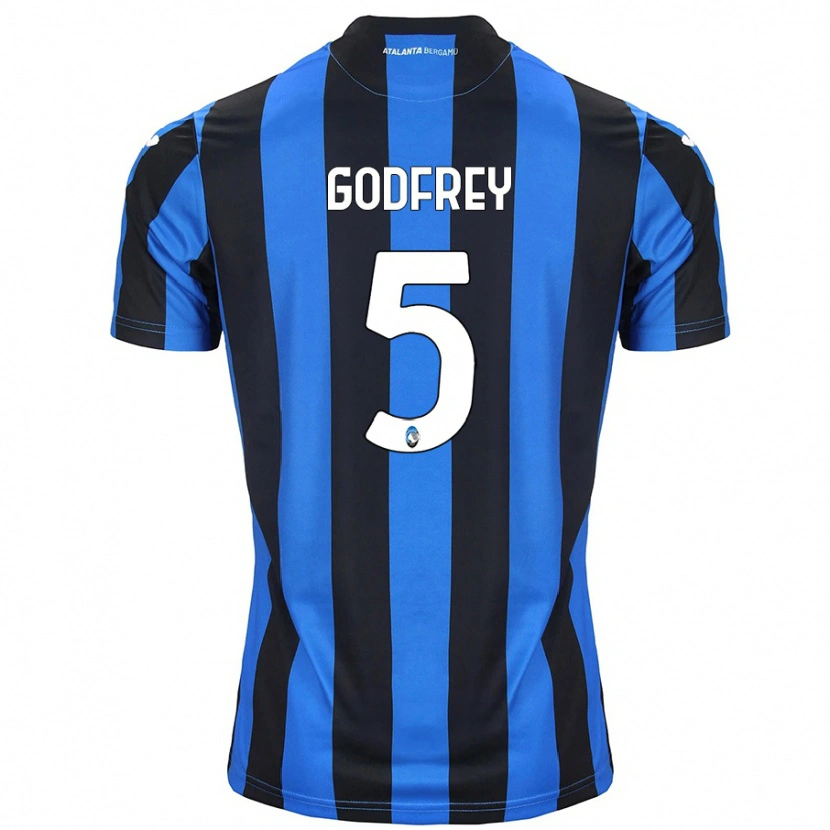 Danxen Kid Ben Godfrey #5 Blue Black Home Jersey 2024/25 T-Shirt