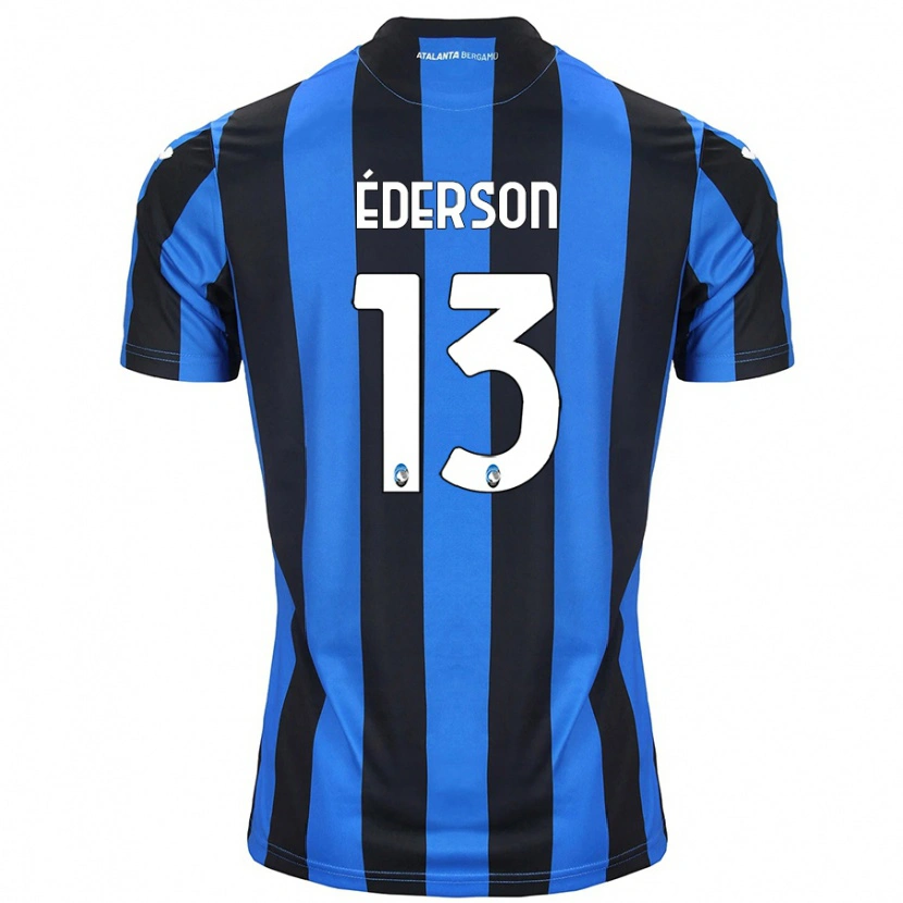 Danxen Kid Éderson #13 Blue Black Home Jersey 2024/25 T-Shirt