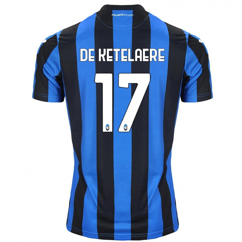 Danxen Kid Charles De Ketelaere #17 Blue Black Home Jersey 2024/25 T-Shirt