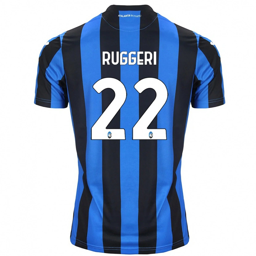 Danxen Kid Matteo Ruggeri #22 Blue Black Home Jersey 2024/25 T-Shirt