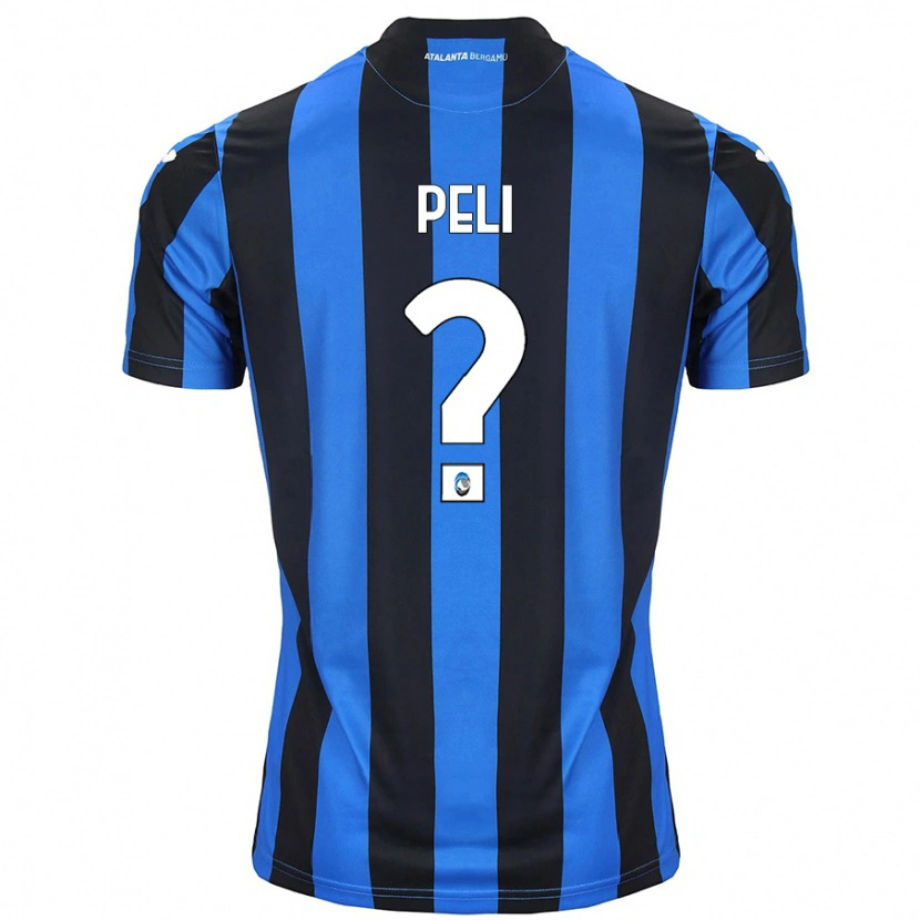 Danxen Kid Lorenzo Peli #0 Blue Black Home Jersey 2024/25 T-Shirt