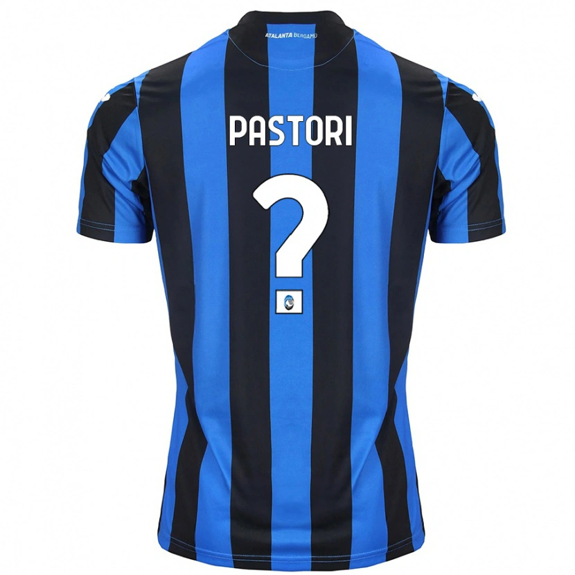 Danxen Kid Matias Pastori #0 Blue Black Home Jersey 2024/25 T-Shirt